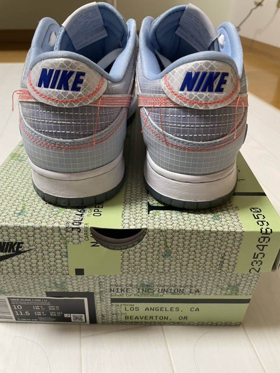 【１万円スタート】UNION Nike Dunk Low Argon US10_画像3