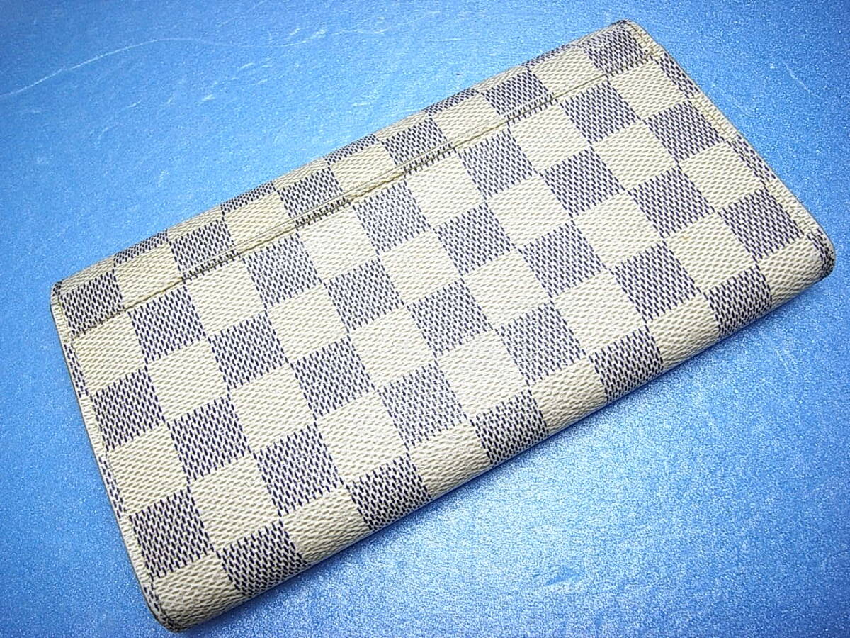 ★★ 良好＆良品です！★★【 LOUIS VUITTON 】ダミエ アズール ポルトフォイユ サラ ファスナー 長財布 ★★N63208★★_画像2