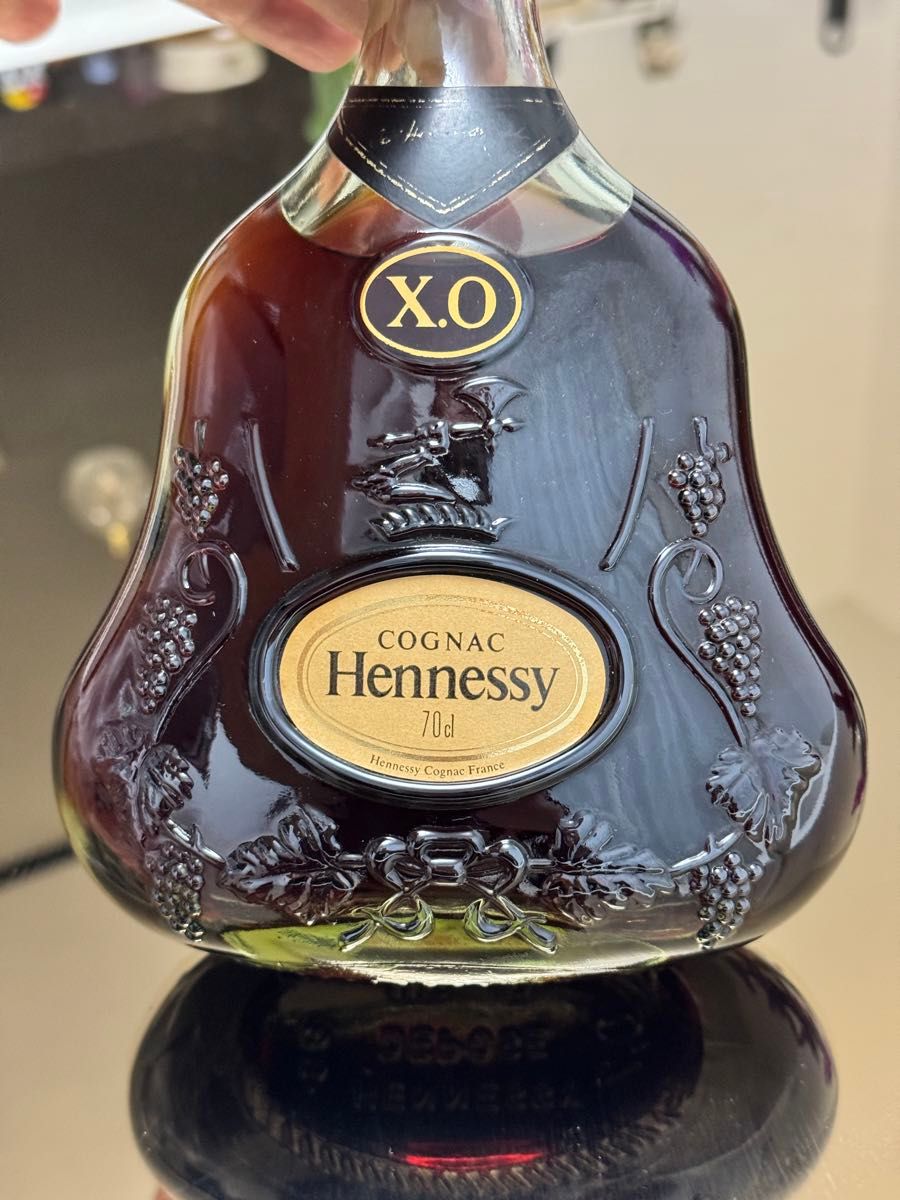 ヘネシー XO 金キャップ グリーンボトル 古酒 Hennessy ブランデー コニャック