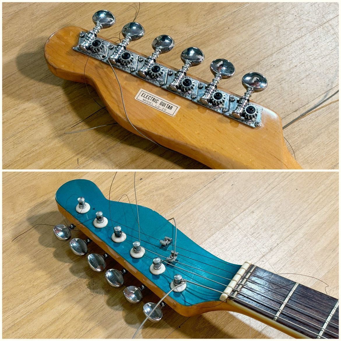Guyatone グヤトーン エレキギター LG-20 ハードケース付 弦楽器 ジャンク _画像4