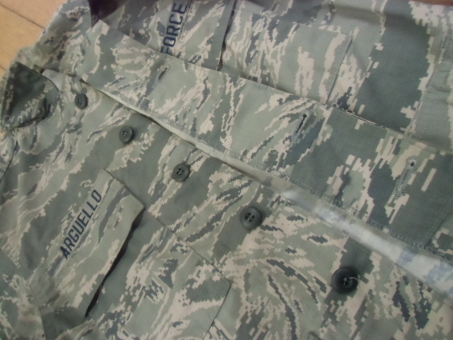 b70 ミリタリー サバゲー 米軍放出品 AIR FORCE 迷彩服 作業服 ジャケット シャツ アメカジ カモフラ コンバット コスプレ 34S XSサイズ_画像5