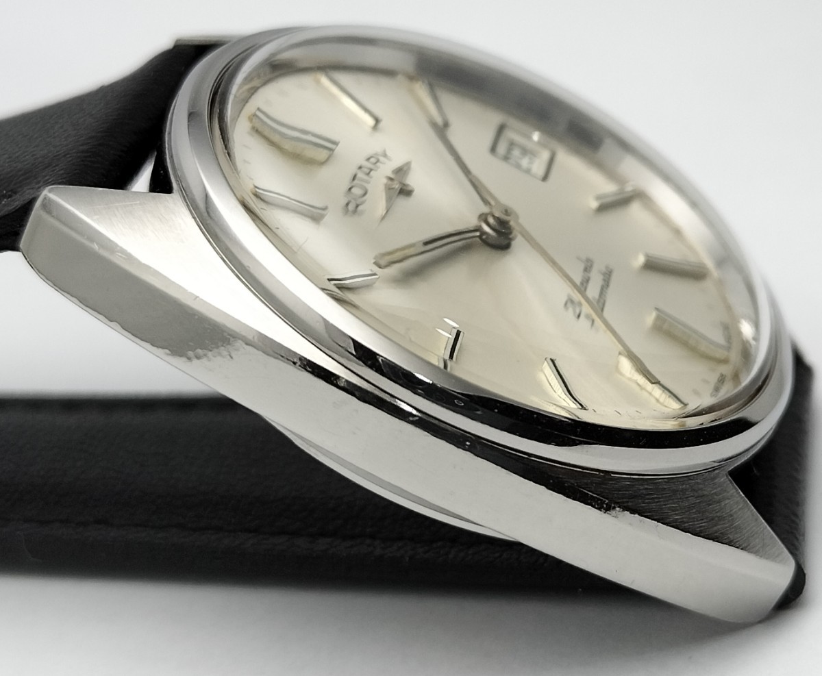 紳士用 ROTARY ロータリー 自動巻き腕時計 メンテナンス済の画像7