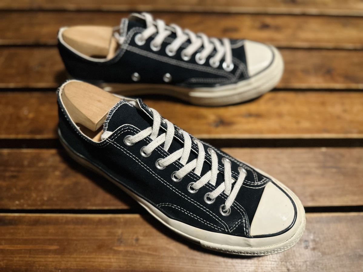 コンバース chuck Taylor チャックテイラー ct70 オールスター CONVERSE 三ツ星 OX ローカット LOW 27.0 27 ブラック_画像3