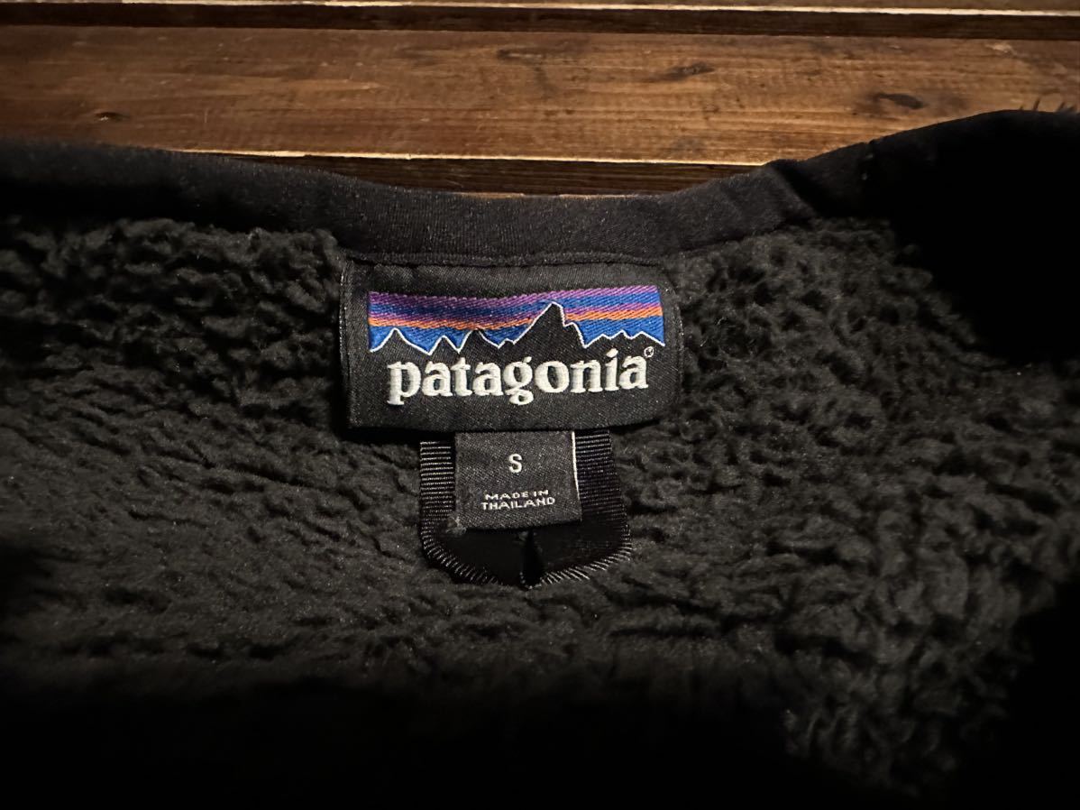 Patagonia パタゴニア Los Gatos Fleece Crew メンズ ロスガトス フリース プルオーバー ロスガトスクルー ボア パイル ブラック S BLK_画像4