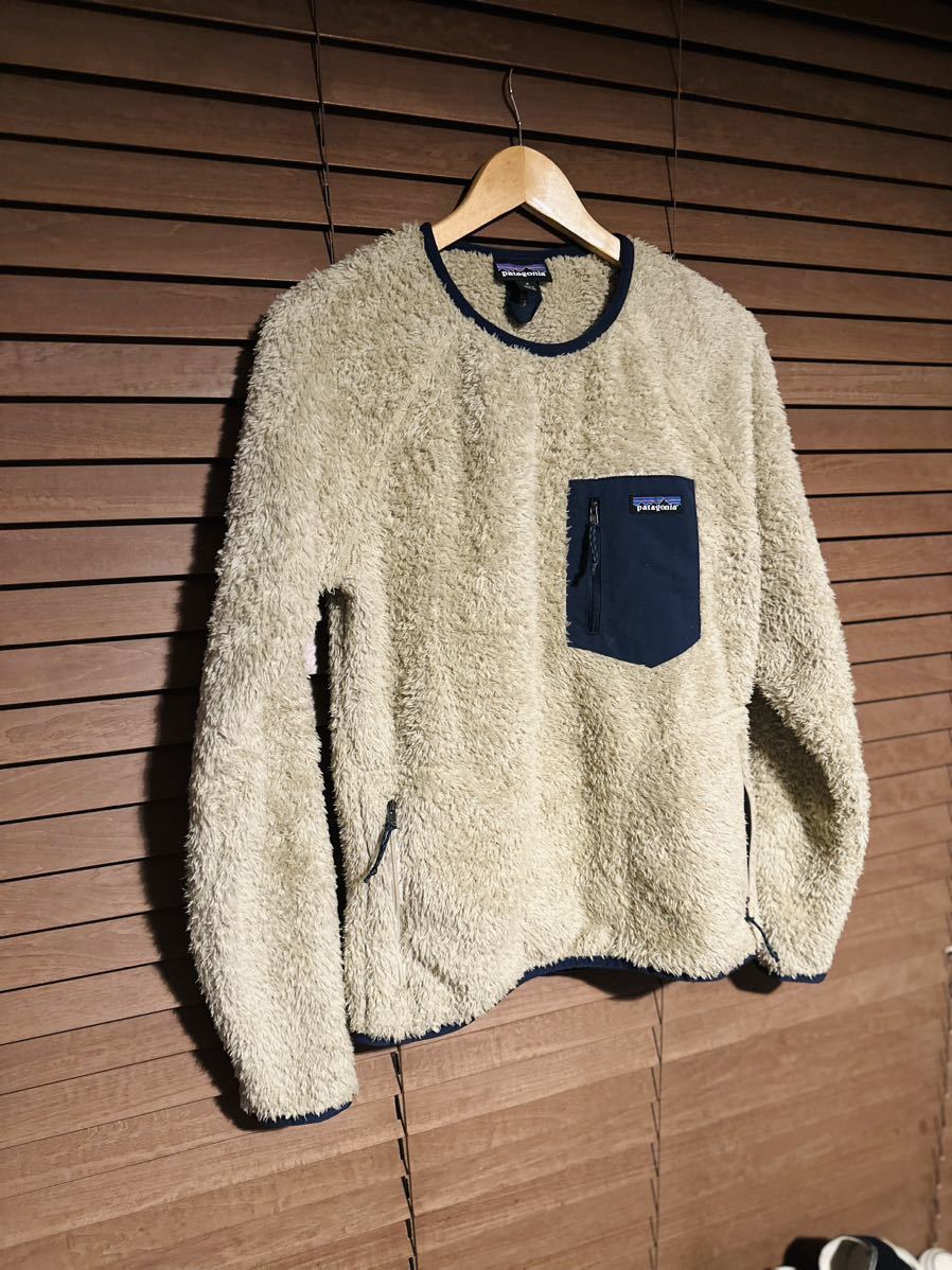 Patagonia パタゴニア Los Gatos Fleece Crew メンズ ロスガトス フリース プルオーバー ロスガトスクルー ボア パイル ベージュ ELKH 21 S