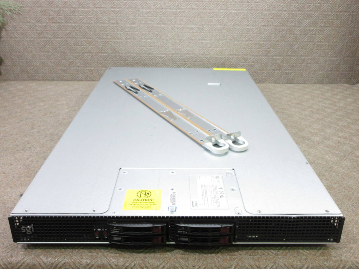 [*HDD less ]SGI / Supermicro CMN1104-118-16 / Xeon E5-2667v4 3.20GHz ×2CPU / 128GB / X10DRG / SAS2308-IR / No.T060