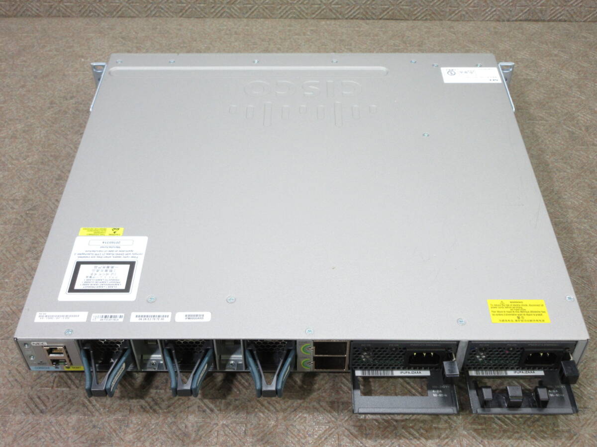 Cisco / Catalyst 3850 Series / WS-C3850-24T-E V06 / Version 03.07.03E / No.T428_画像3
