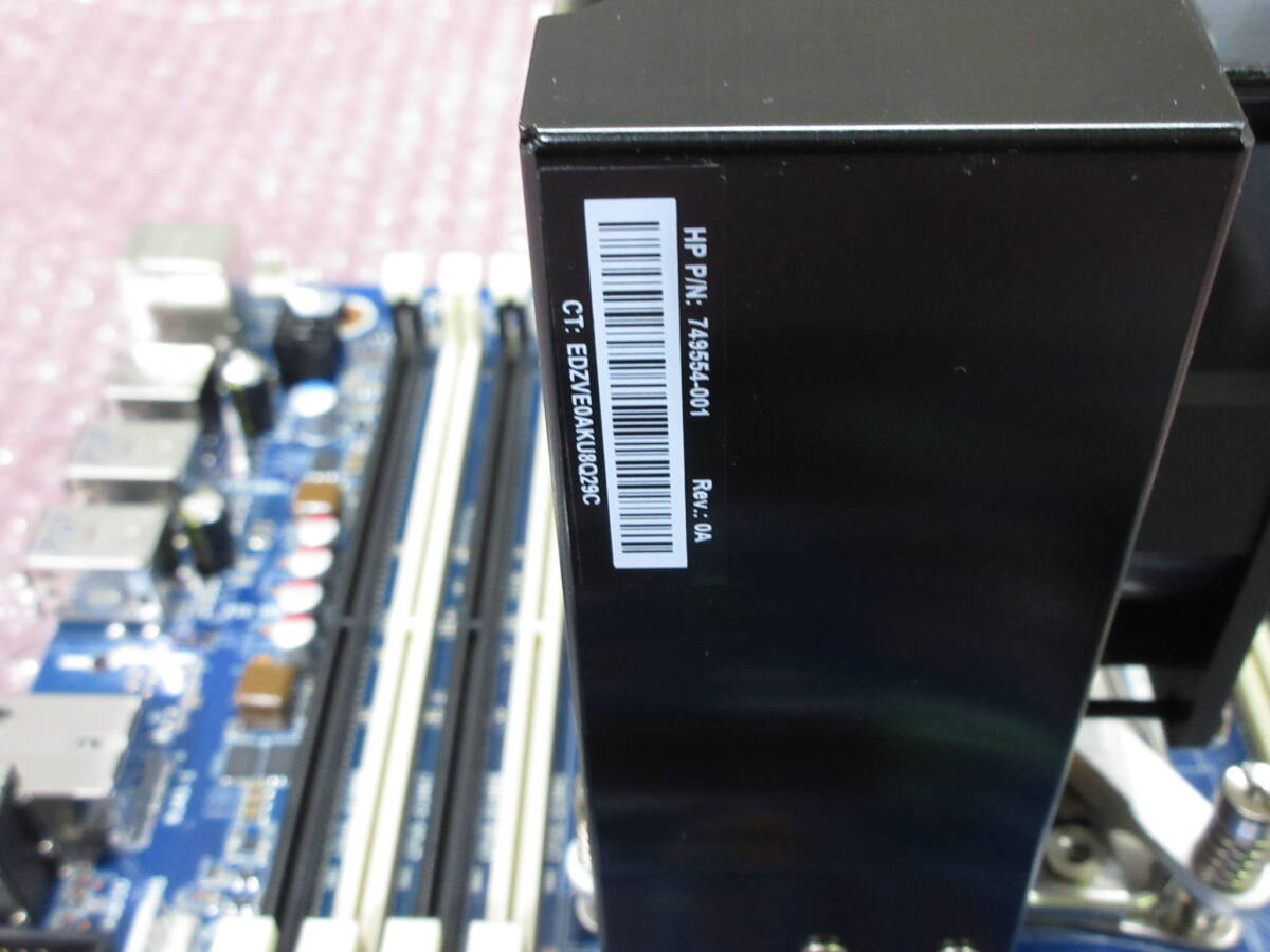 HP / Z440 Tower Workstation マザーボード LGA2011-3 / CPU (Xeon E5-1620v3 3.50GHz) / 空冷ファン(749554-001) / No.S800の画像6