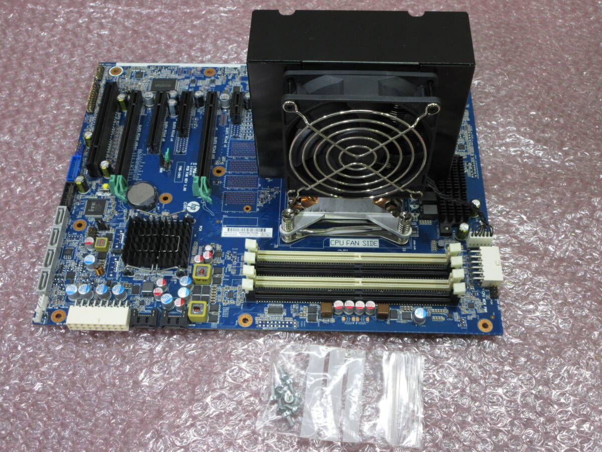 HP / Z440 Tower Workstation マザーボード LGA2011-3 / CPU (Xeon E5-1620v3 3.50GHz) / 空冷ファン(749554-001) / No.S800の画像1