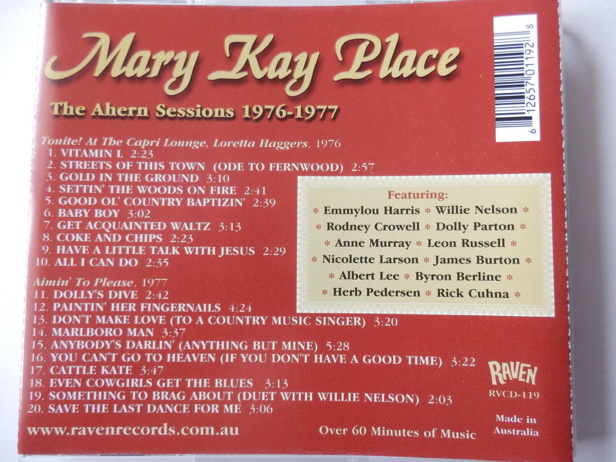 2in1CD/US: 女性- カントリー/メアリー.ケイ.プレイス/Mary Kay Place- The Ahern Sessions/Baby Boy:Mary Kay/Marlboro Man:Mary Kay_画像2