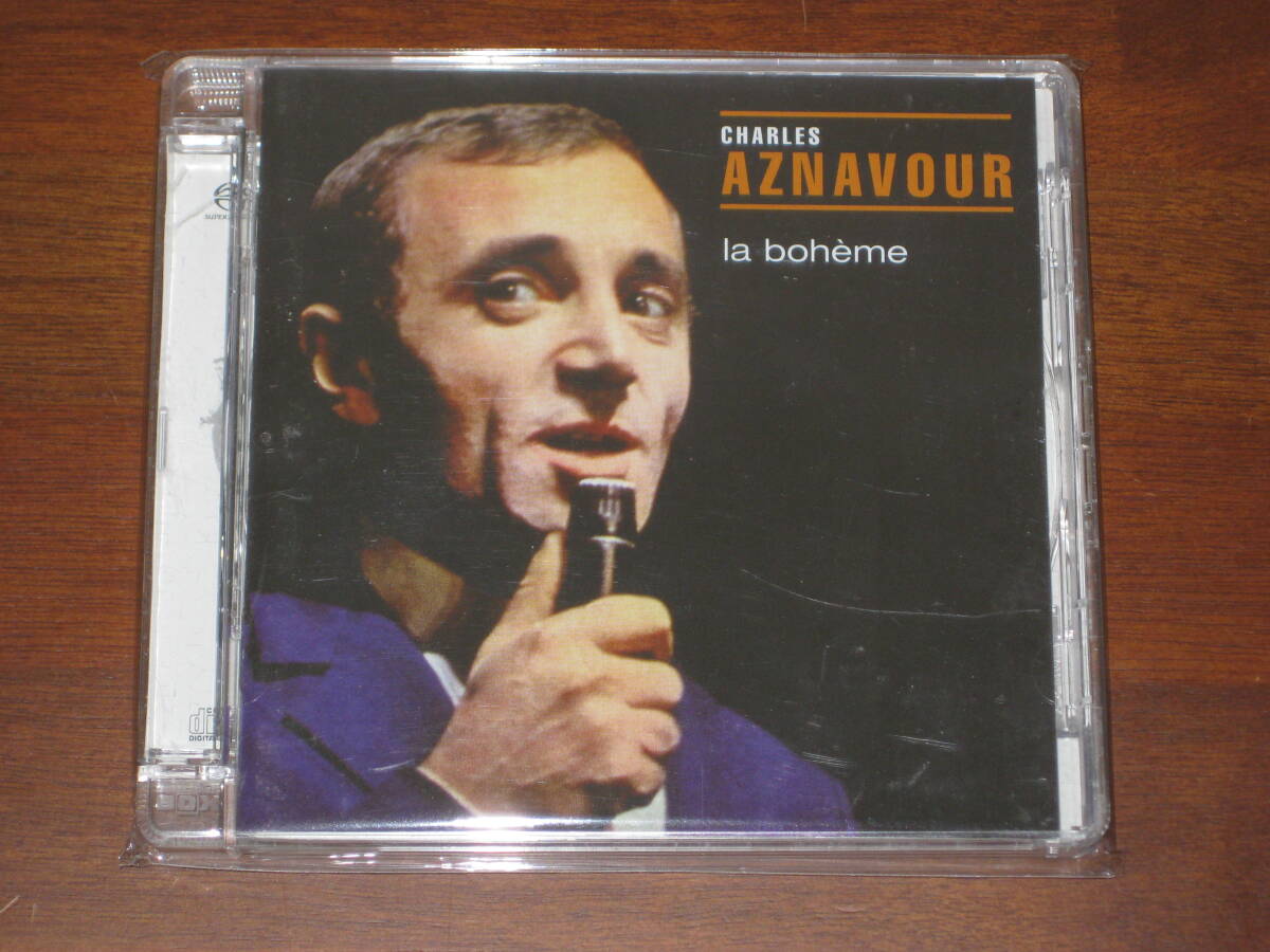 CHARLES AZNAVOUR シャルル・アズナヴール/ La Bohme 2004年発売 EMI社 Hybrid SACD 輸入盤_画像1