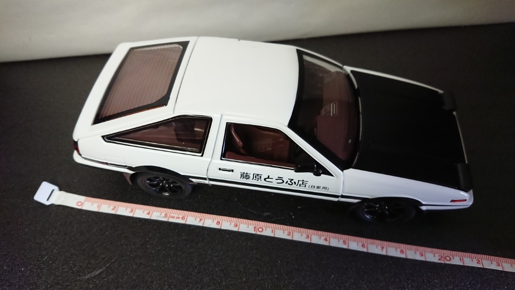 ★エンジン音有り■AE86トレノ■1/20(21㎝)■重金属製+ライト点灯+音■多機能■頭文字D_画像2