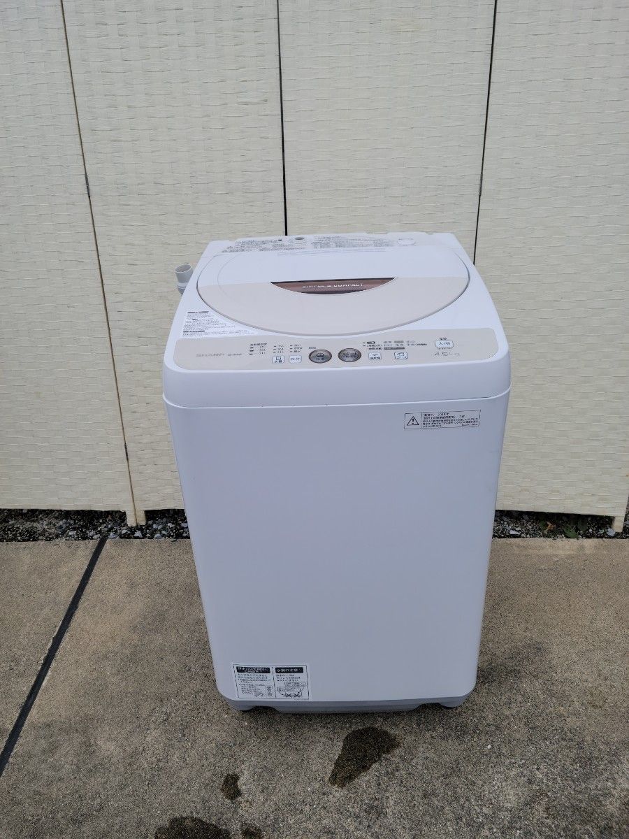 SHARP 品番…ES-GE45P-C [全自動洗濯機(4 5kg) [ベージュ系 SHARP 品番…ES-GE45P-C [全自動洗濯機(4 5kg) [ベージュ系