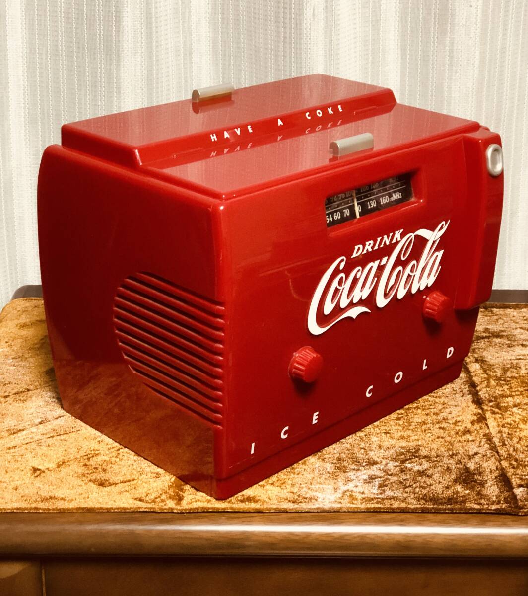 ジャンク品　コカコーラ クーラー型 ラジカセ　オールド　ヴィンテージ　ラジカセ_画像2