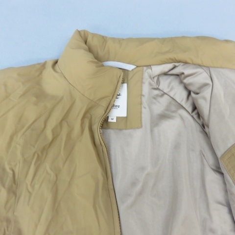 X931*Foxfire middle cotton plant go in full Zip jacket lady's M light brown group 2/1*A