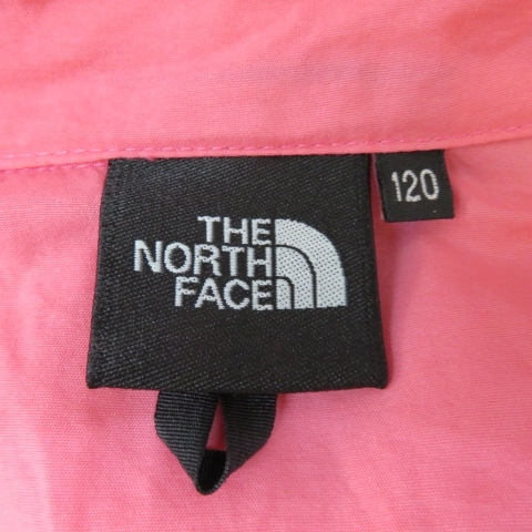 YSS4191★THE NORTH FACE/ノースフェイス コンパクトジャケット キッズ ナイロンジャケット ピンク 120cm★A_画像5