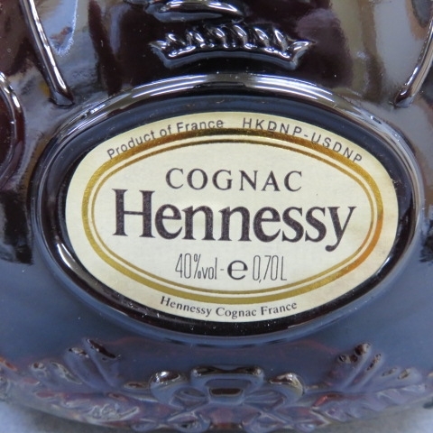 1A64★Hennessy ヘネシー XO クリアボトル 金キャップ 700ml 40％ 2/26★A_画像2