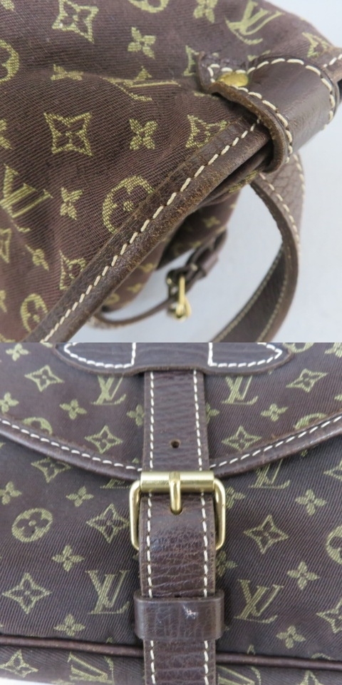 KG310★LOUIS VUITTON モノグラムミニ／ソミュール JG0291★A_画像8