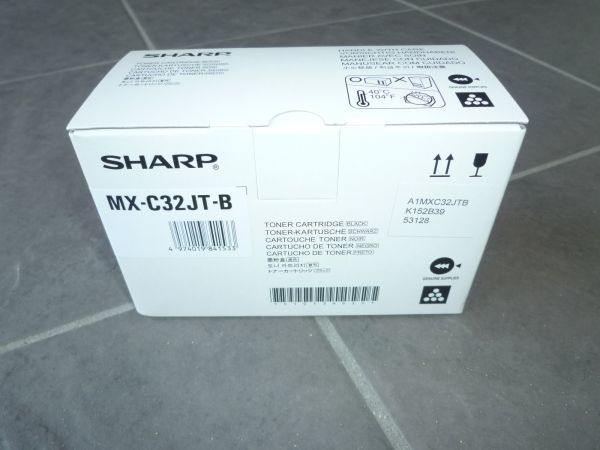 シャープ　複合機MXC302W用トナー　ＭＸＣ３２ＪＴＢ　２本セット　黒　国内純正品　新品　未使用　MX-C32JTB　ブラック