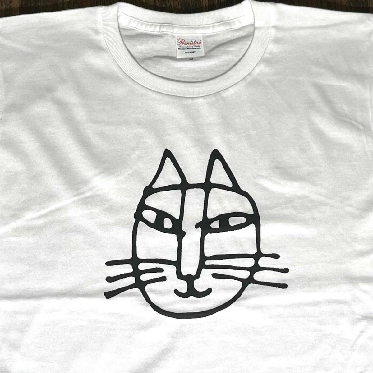 リサラーソン・猫・イラスト・半袖・Tシャツ・白・Mの画像2