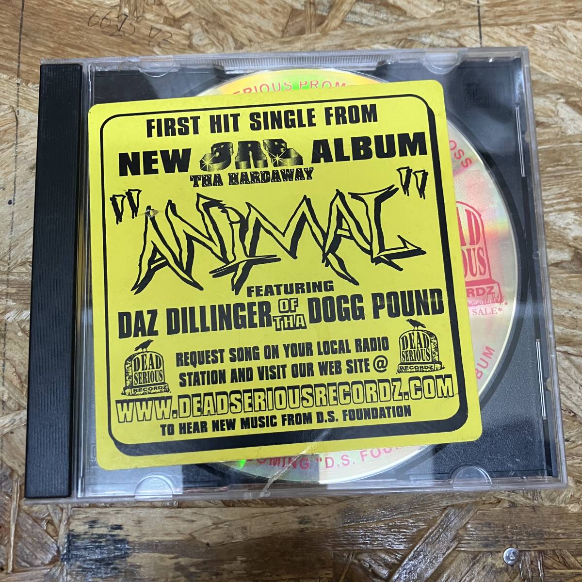 シ●横 HIPHOP,R&B 3RE THA HARDAWAY - ANIMAL INST,シングル,HYPE STICKERコレクターズアイテム CD 中古品_画像1