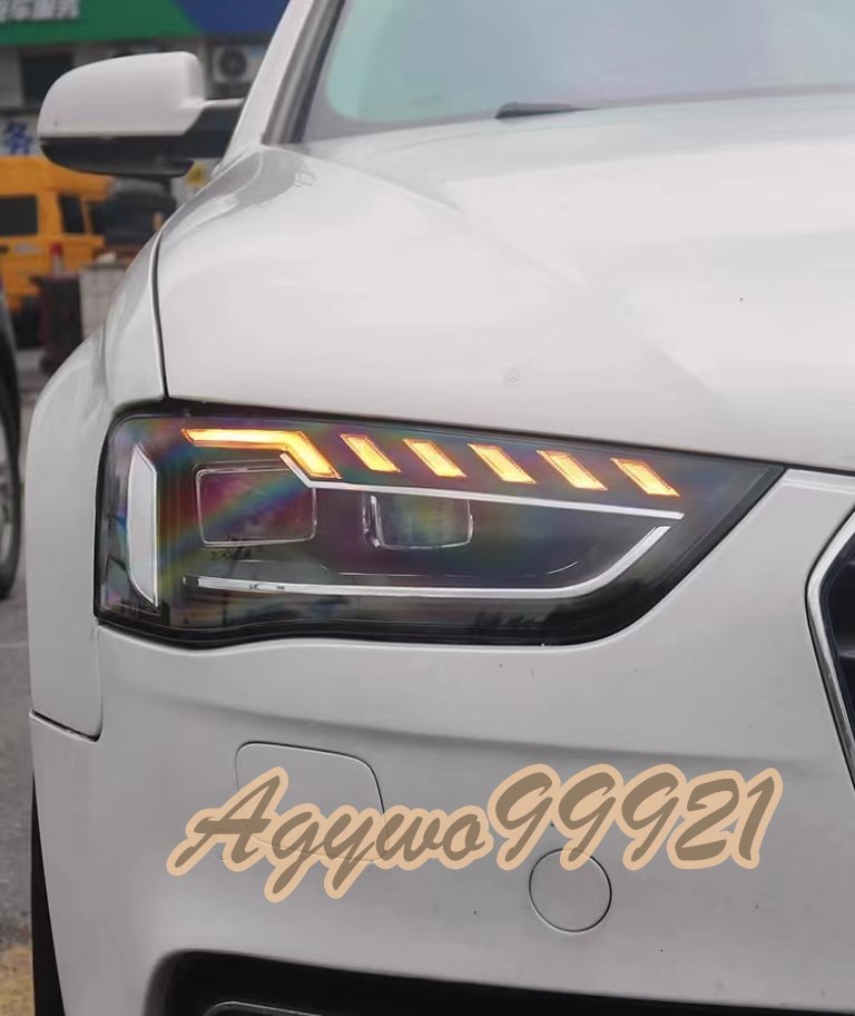 2013-2016 Audi A4L LEDヘッドライト 交換用 1ペア 左右サイドヘッドライト