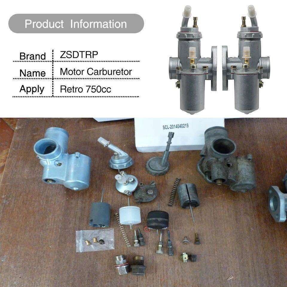 ZSDTRP 1ペアウラル K750 オートバイキャブレター キャブラドール PZ28 CARBURADOR BMW R50 R60/2 R69S R12_画像3