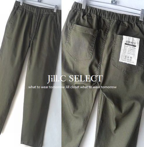 Jill.C［新品*L] 送料185円 伸縮◎バイオストーンウォッシュ加工*リラゆるテーパードパンツ*お洒落なヴィンテージ感が素敵♪3751.kh_画像1