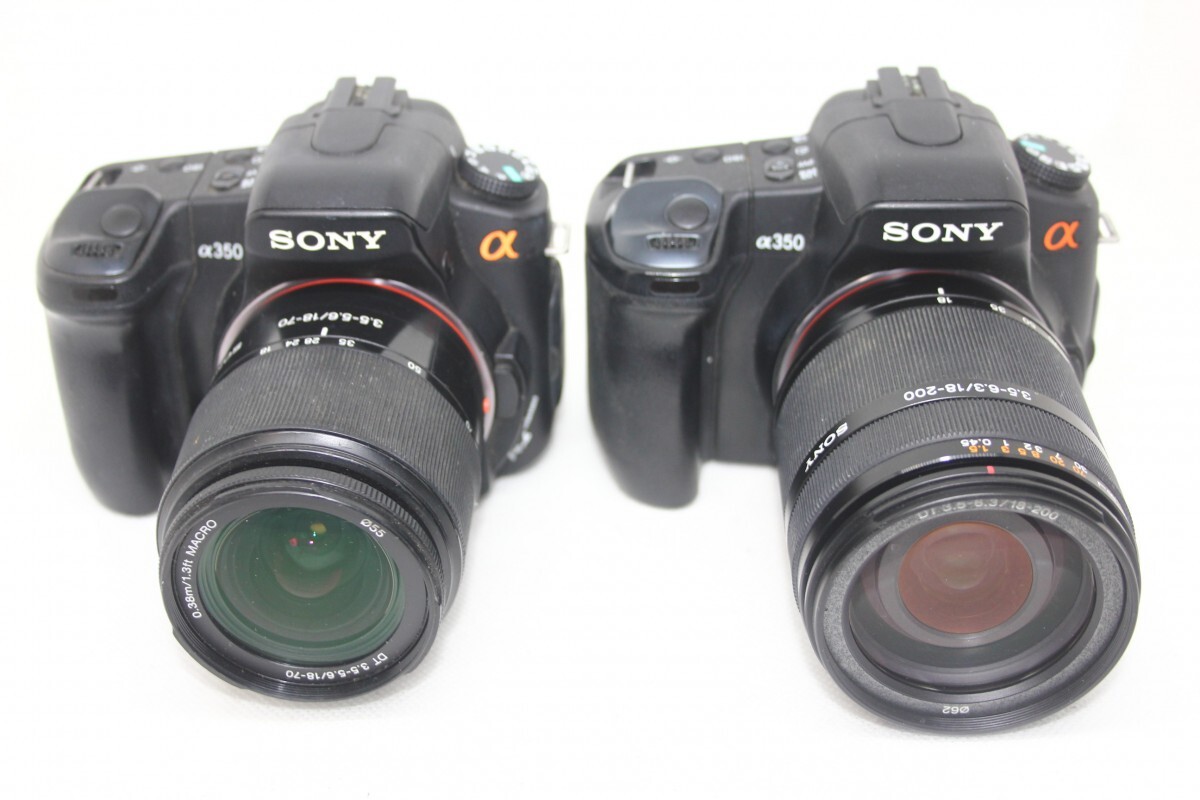 6460円 【まとめ売り】SONY α350 ×2点 + レンズ2点 #0093-823 6460円 【まとめ売り】SONY α350 ×2点 + レンズ2点 #0093-823