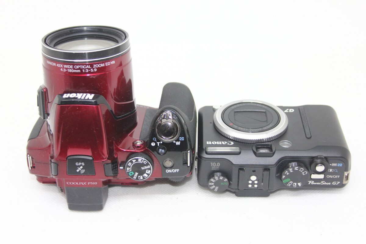 カメラ2台まとめ売り】Nikon P510・Canon G7 #0093-853 カメラ カメラ2台まとめ売り】Nikon P510・Canon G7 #0093-853 カメラ