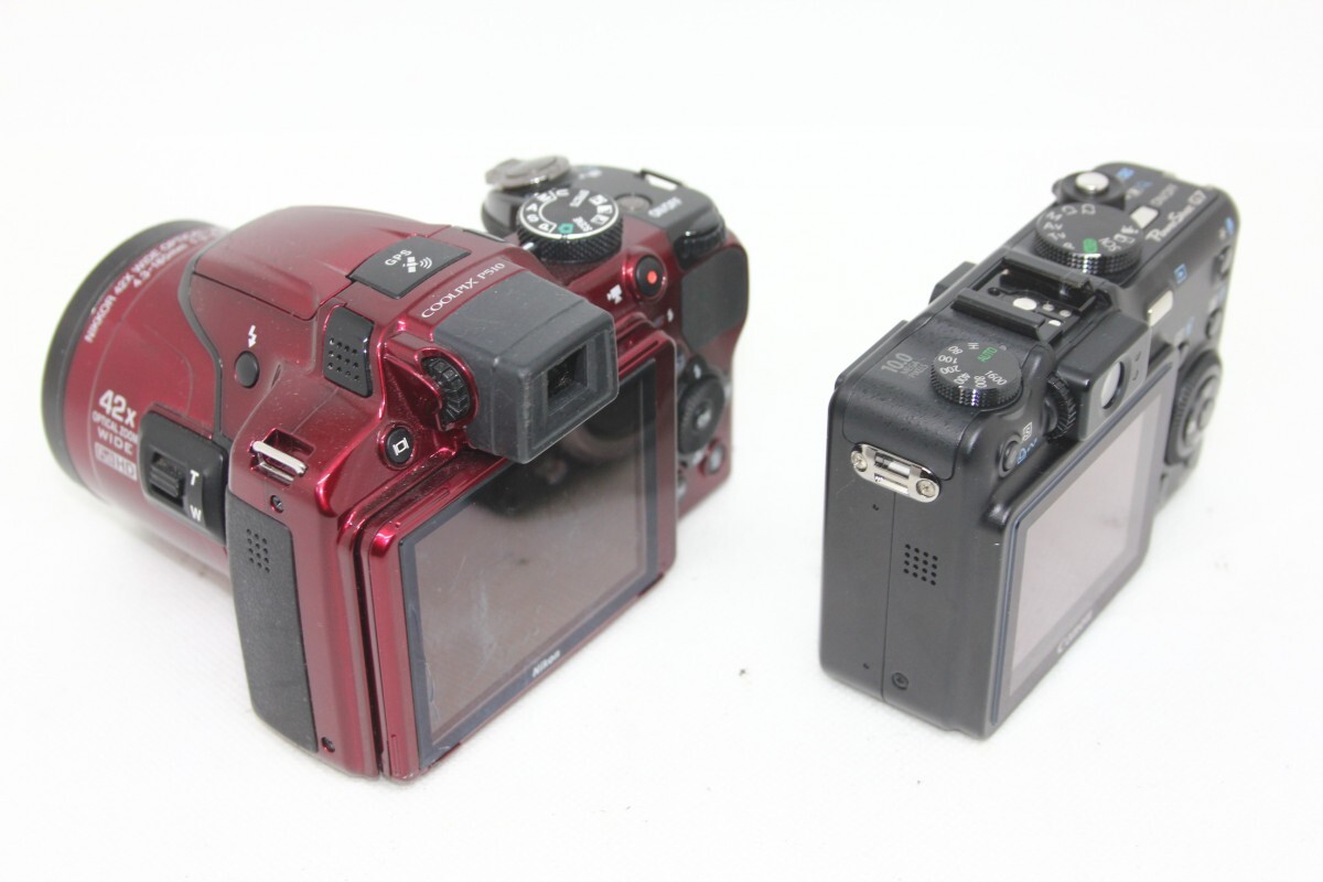 カメラ2台まとめ売り】Nikon P510・Canon G7 #0093-853 カメラ カメラ2台まとめ売り】Nikon P510・Canon G7 #0093-853 カメラ