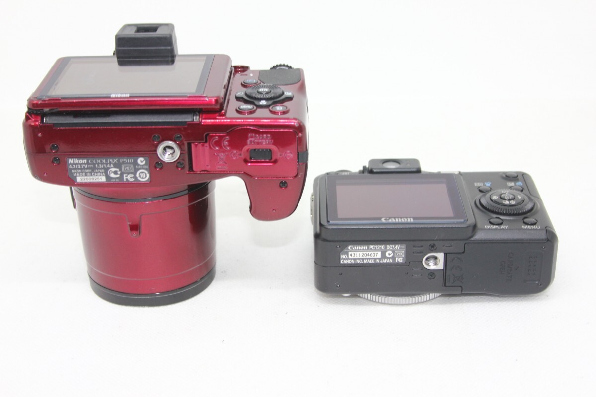 カメラ2台まとめ売り】Nikon P510・Canon G7 #0093-853 カメラ2台まとめ売り】Nikon P510・Canon G7 #0093-853