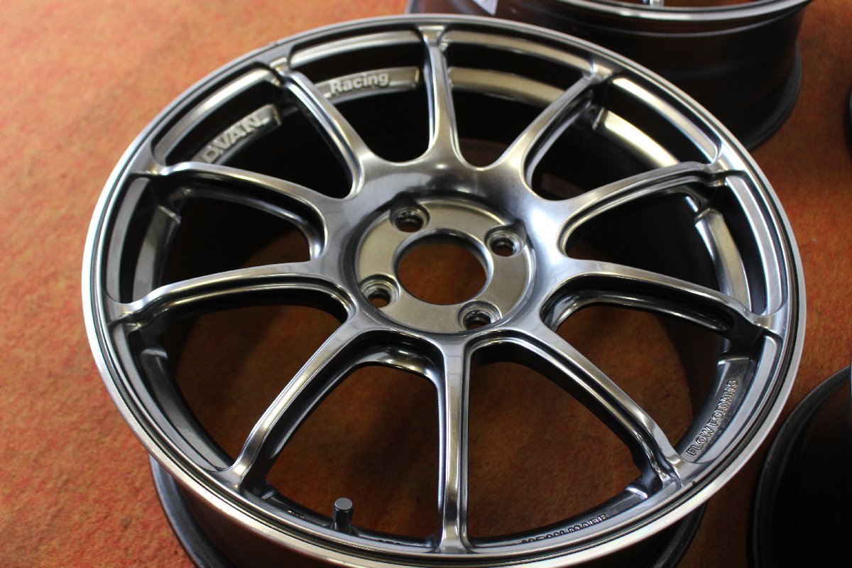 ★☆ アドバン レーシング ADVAN Racing RZⅡ 軽量 ★☆ 17×7J +47 PCD100/4H 4本 ヨコハマ RZ2 HBR ヴィッツ アクア フィット ★迅速発送_画像4