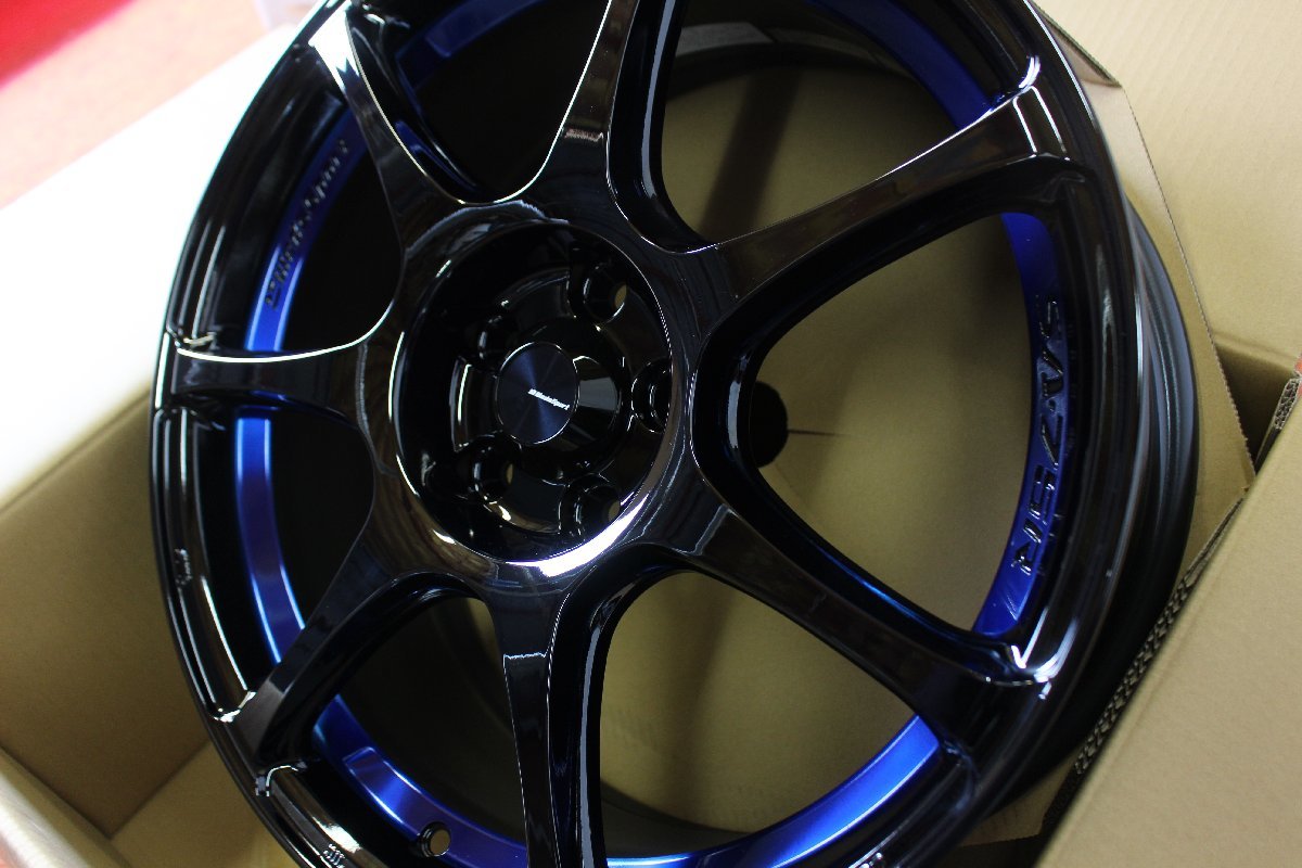 ★☆ 未使用 展示品 4本限り WedsSport SA75R ブルーライトクロームⅡ★ 17×7.5J +48 PCD100/5H BLC2 プリウス 86 BRZ カローラツーリング_画像2