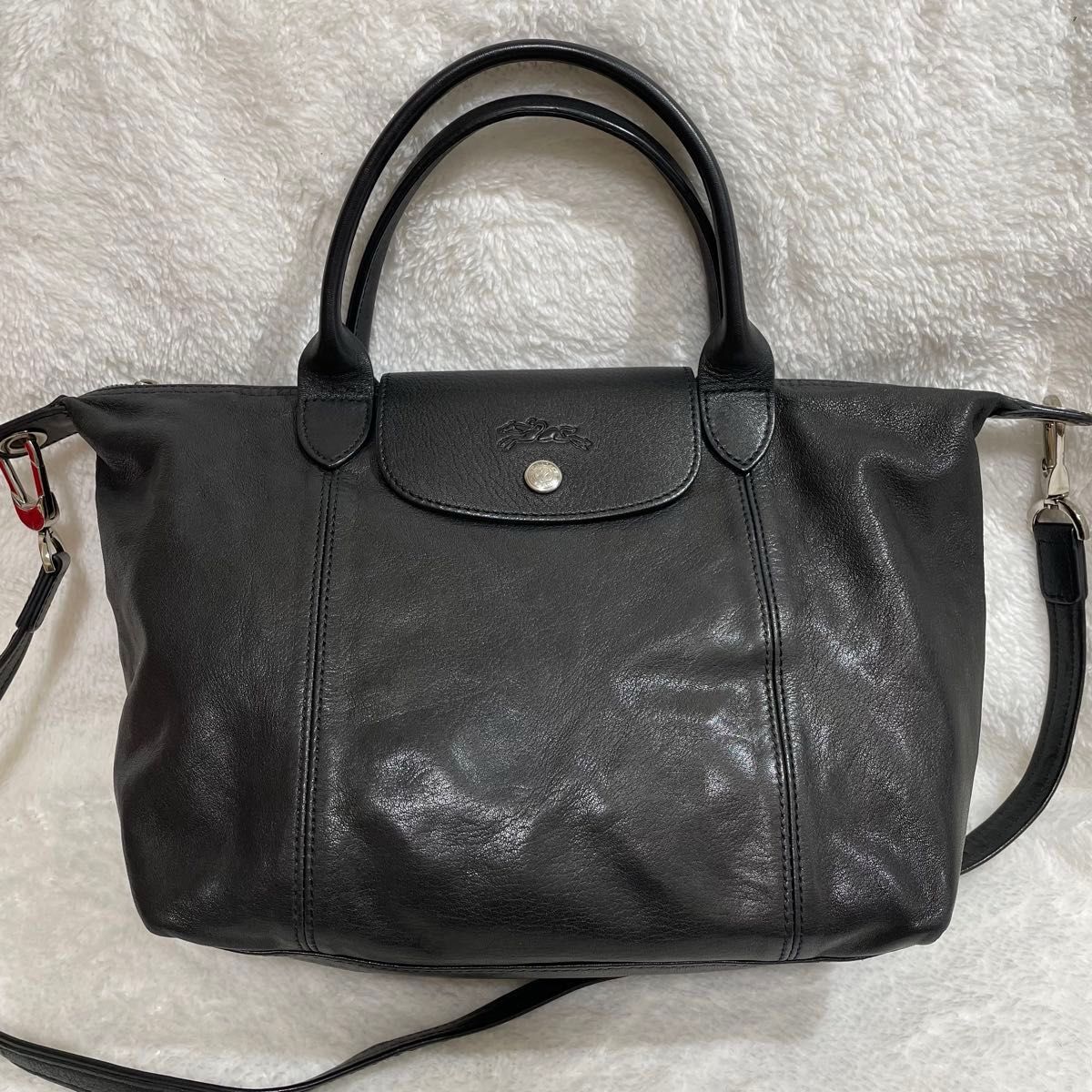 LONGCHAMP ロンシャン プリアージュ 2way バッグS ブラック LONGCHAMP ロンシャン プリアージュ 2way バッグS ブラック