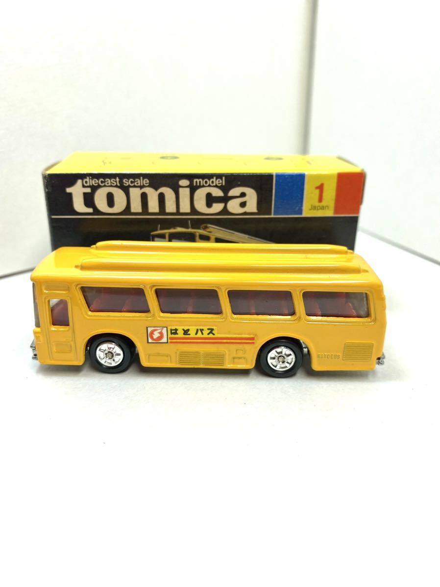 トミカ、日本製、黒箱、ふそう、はとバス、模型店在庫、同梱可_画像1