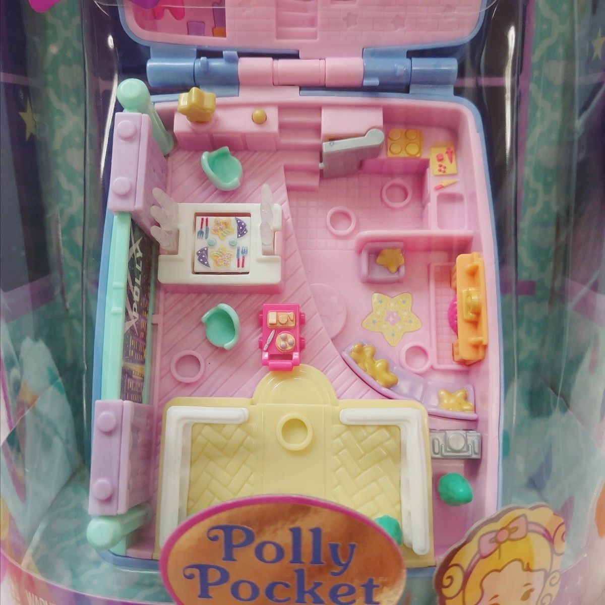 ポーリーポケット　Polly Pocket　スターライトディナーパーティー　復刻　復刻版　ファンシートイ　Mattel　日本未発売