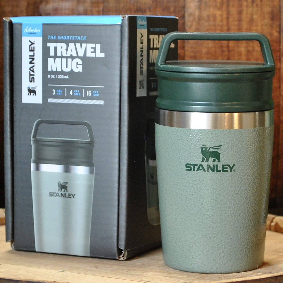 スタンレーSTANLEY真空マグ0.23L【グリーン】正規品 完全密閉型 保冷保温 真空断熱 サーモマグ アウトドア キャンプ BBQ ギフト_画像9