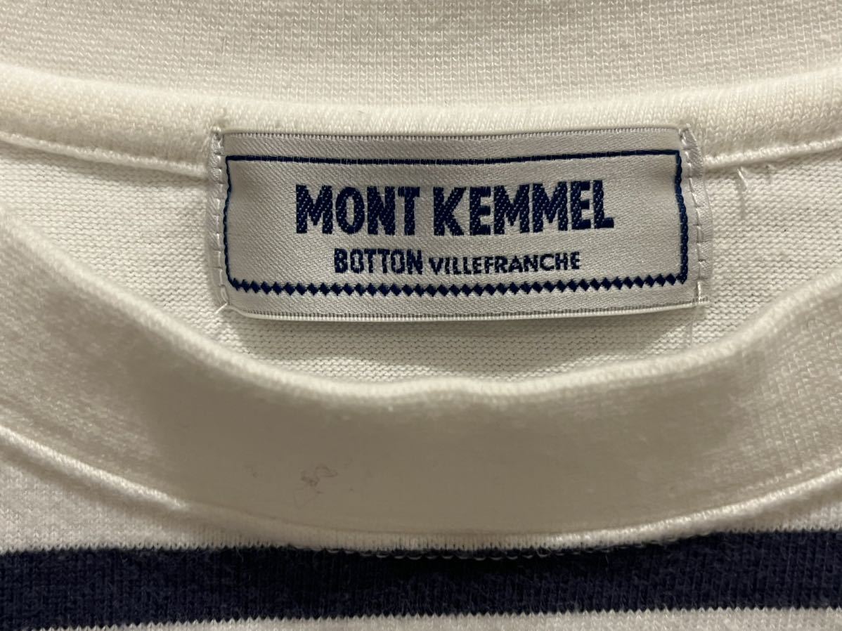 MONT KEMMEL(モンケメル) オーバーサイズボーダーTシャツカットソー_画像2