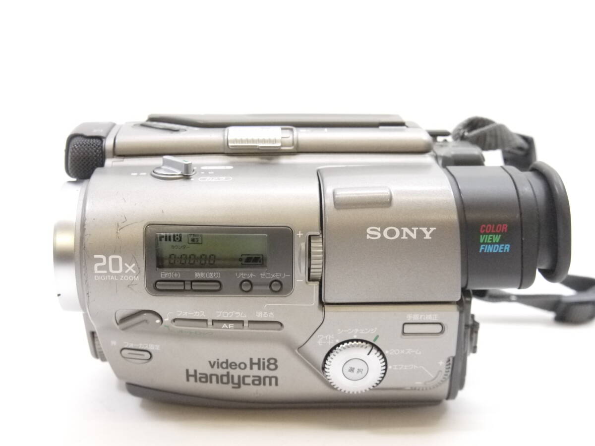 ◎SONY ソニー CCD-TR2 Video Hi8 Handycam 8ミリビデオカメラ ジャンク品の画像2