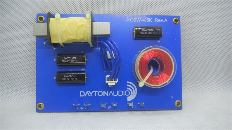 GW特価【良品】Dayton Audio XO2W-4.5K 2Way ネットワーク・ボード 4500Hz ペア_画像3