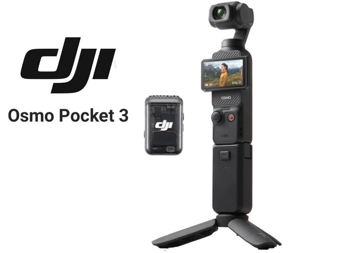 新品 DJI vlogカメラ Osmo Pocket 3 クリエイターコンボ 1インチCMOS 4K 120fps 動画対応 Vlog用カメラ 3軸スタビライザー ジンバルカメラ_画像1