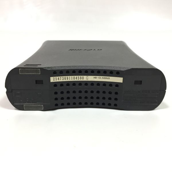 ★動作確認済★BUFFALO バッファロー USB外付けハードディスク 500GB HDD HD-CL500U2_画像6