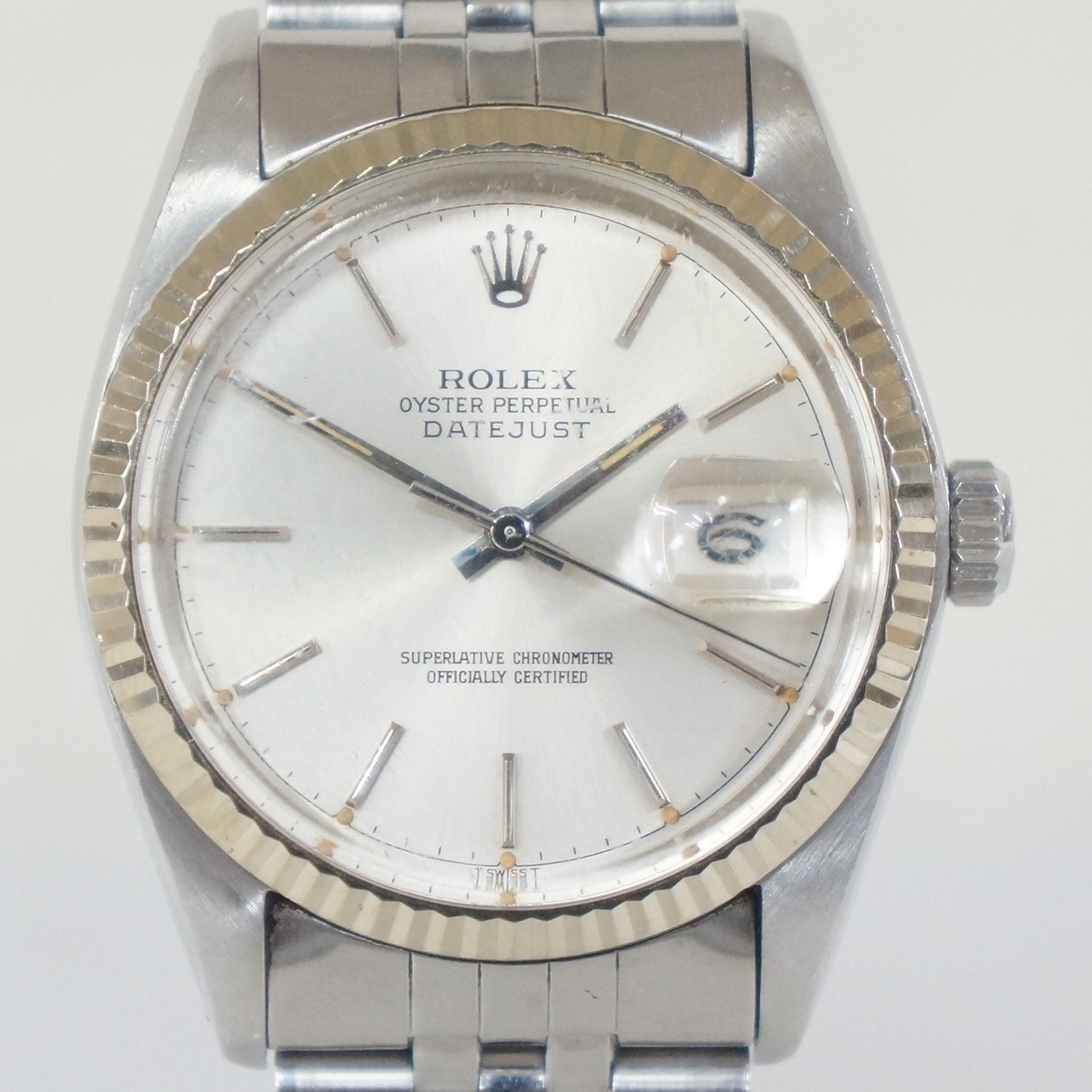 ROLEX ロレックス DATEJUST デイトジャスト 16014 メンズ 自動巻き 腕時計 62510H 純正 ベルト 8502266091_画像1