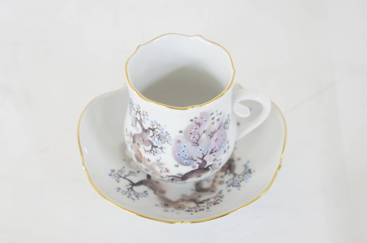 ② Meissen マイセン アーモンドツリー カップ＆ソーサー 洋食器 5902086011_画像1