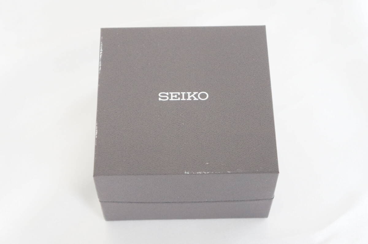 稼働品 SEIKO セイコー 7B22-0AZ0 デイト メンズ 電波ソーラー 腕時計 ワニ型押し レザーベルト 箱付き 8502196011_画像9