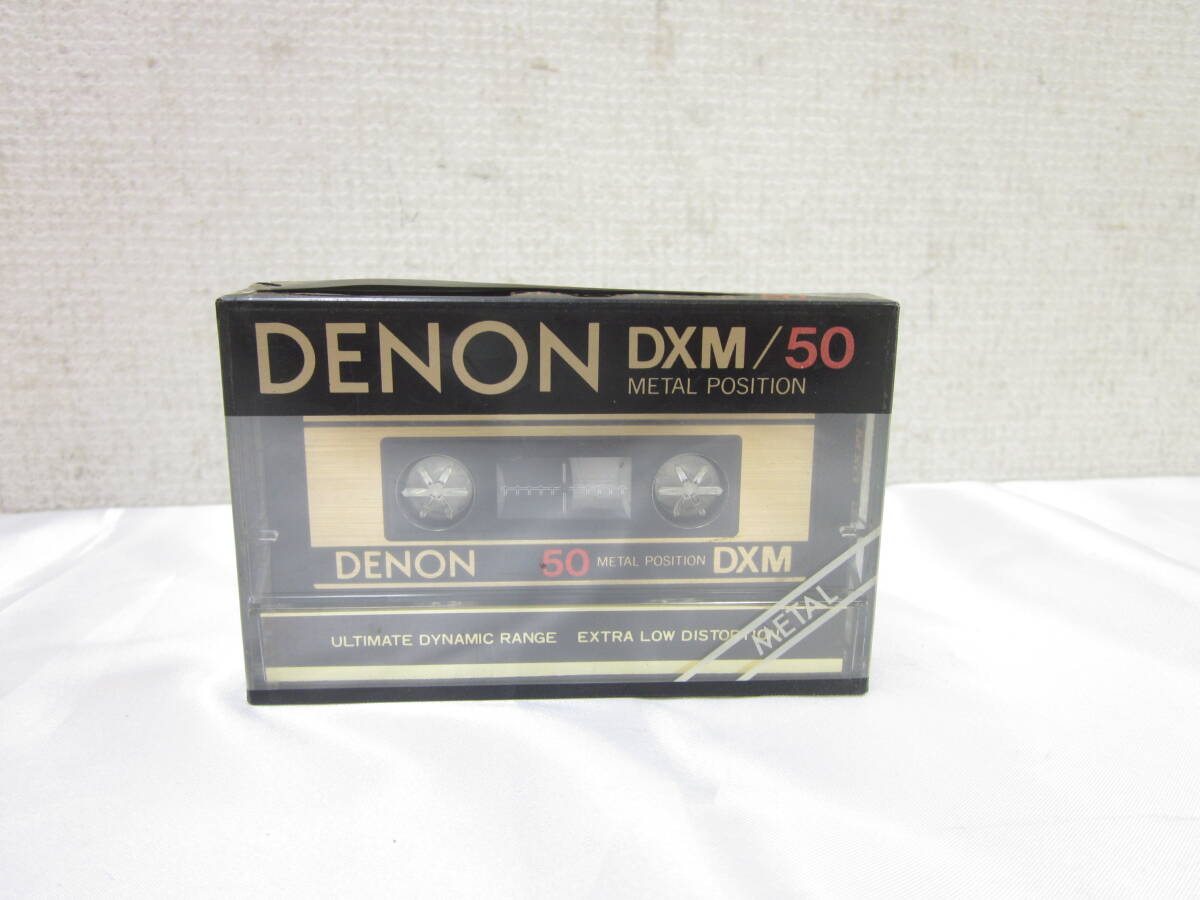 DENON デノン DXM 50分 LO-D ME46 46分 メタル カセットテープ 未開封 2点セット 0602273711_画像2