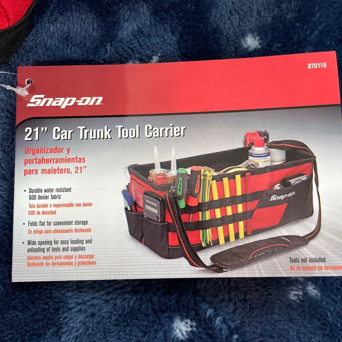 スナップオン ツールバッグ 工具バッグ snap-on 21”Car Trunk Tool Carrier 870116 折りたたみ_画像8