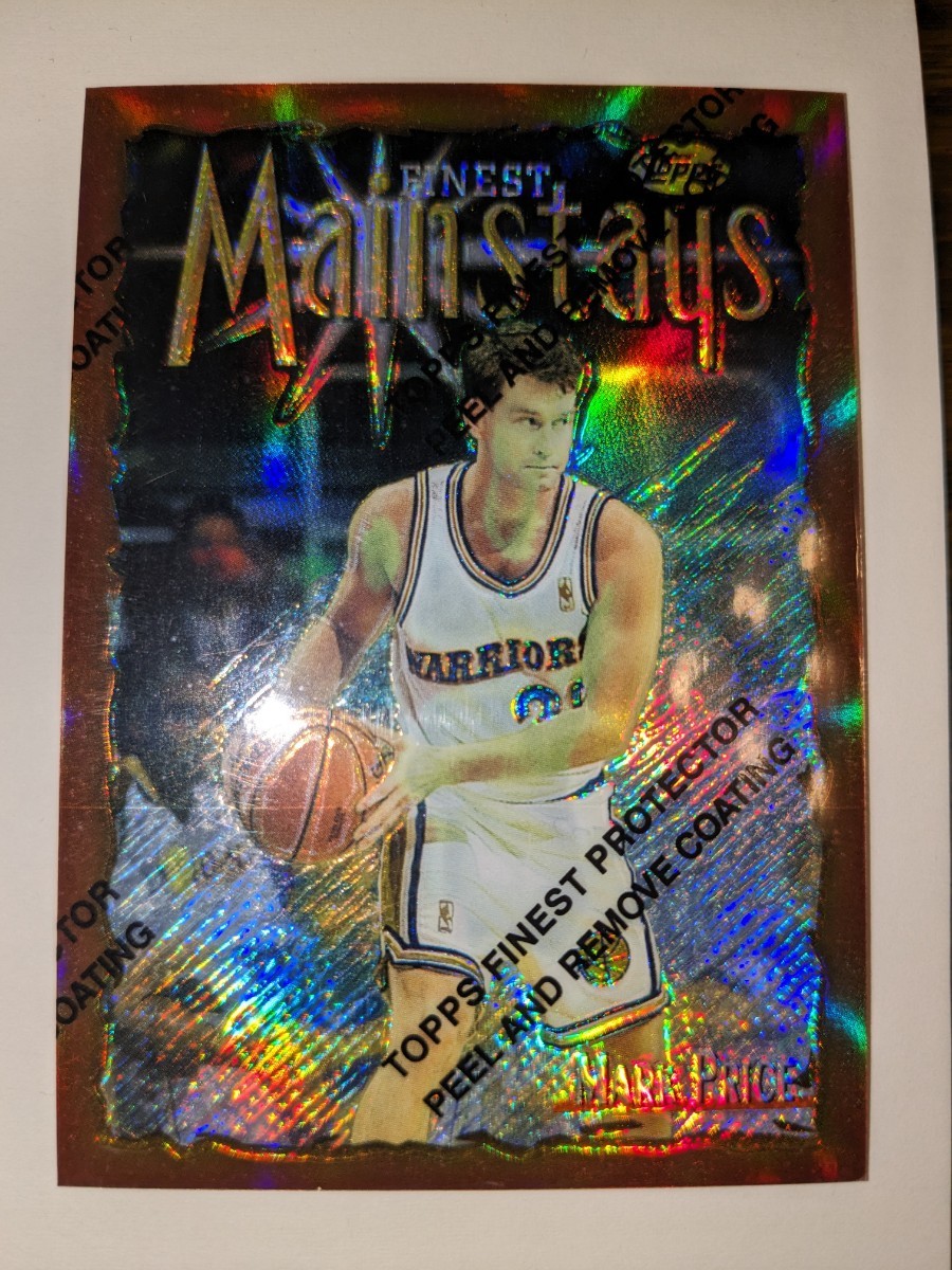 再出品無し●NBA●「MARK PRICE（マーク・プライス）」●FINEST●REFRACTOR（リフラクター）●パラレルカード_画像3