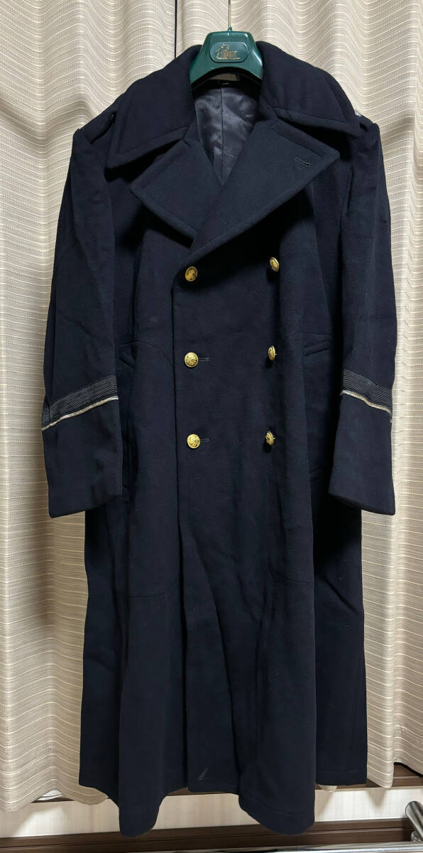 昭和２０年〜３０年代警察官外套（コート）テーラー品未使用品警部補、巡査部長　制服軍服日本軍